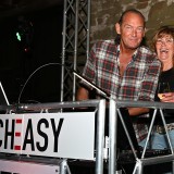 Der Aspacher DJ Cheasy bringt die Partygäste direkt an der Kelter in den Abtanzmodus. Kelter. Wein. Berg. Wandern und Geniessen rund um die Kelter in Kleinaspach. SK
